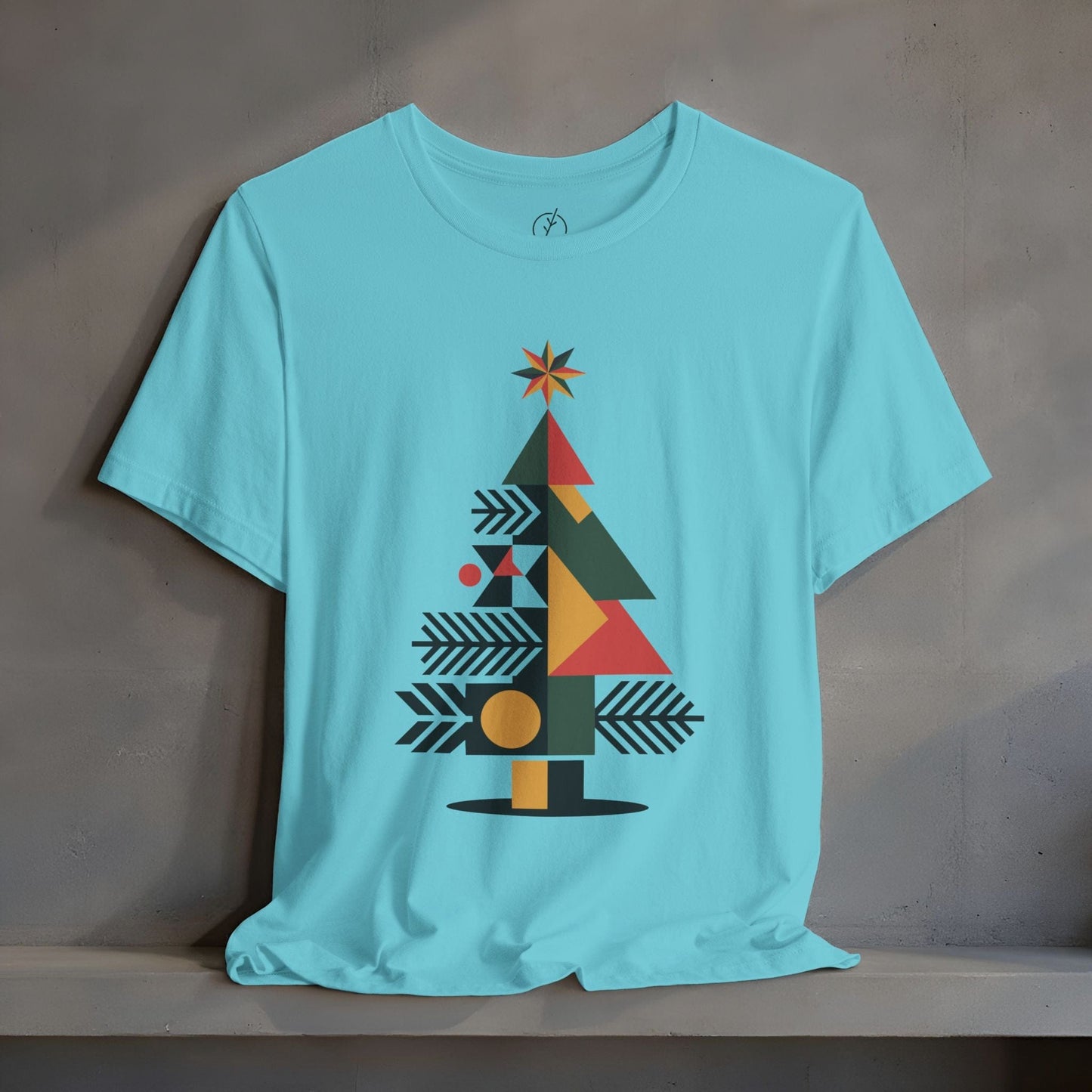 Cubist Geometry Tree T-Shirt