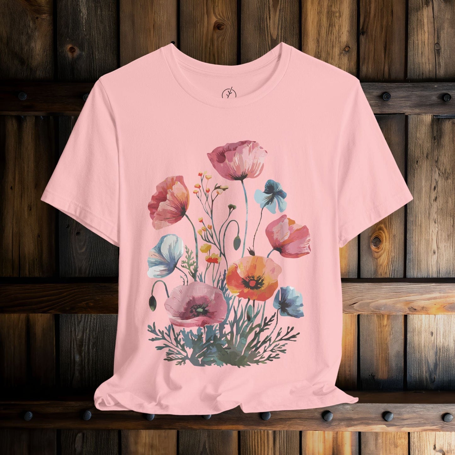 Pastel Poppy Bouquet T-Shirt