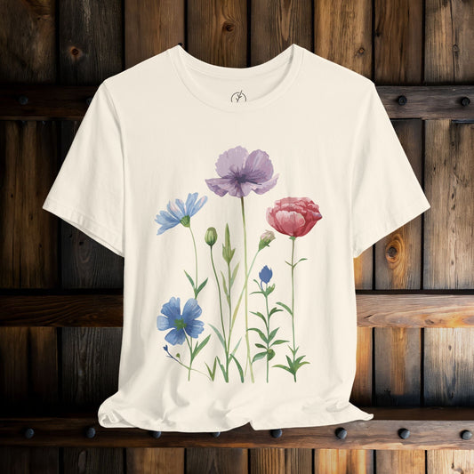 Pastel Field Blooms T-Shirt