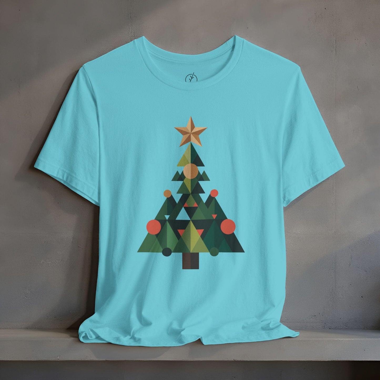 Geometric Star Tree T-Shirt