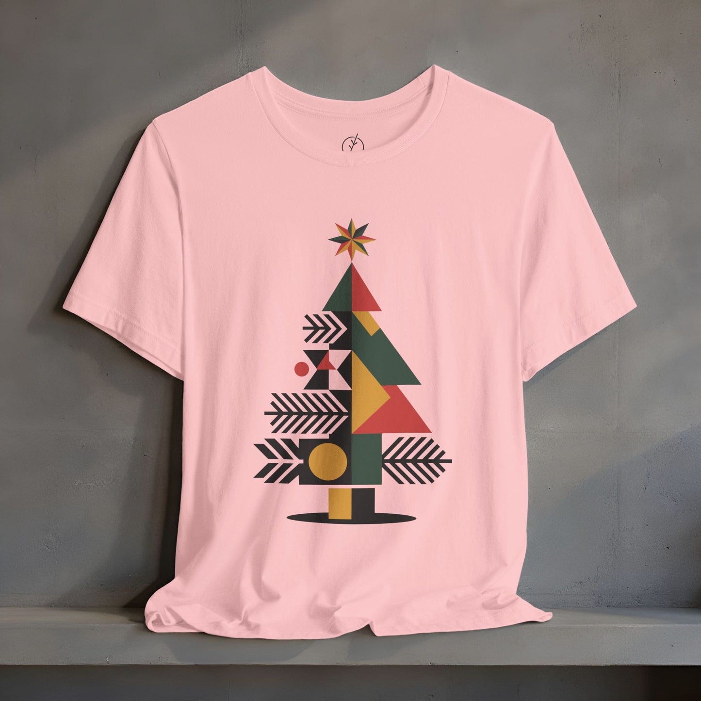 Cubist Geometry Tree T-Shirt