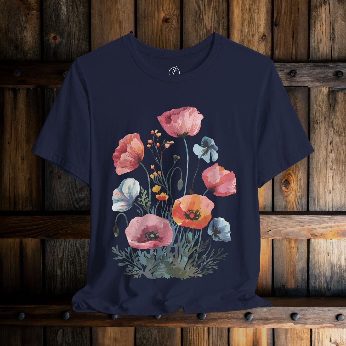 Pastel Poppy Bouquet T-Shirt