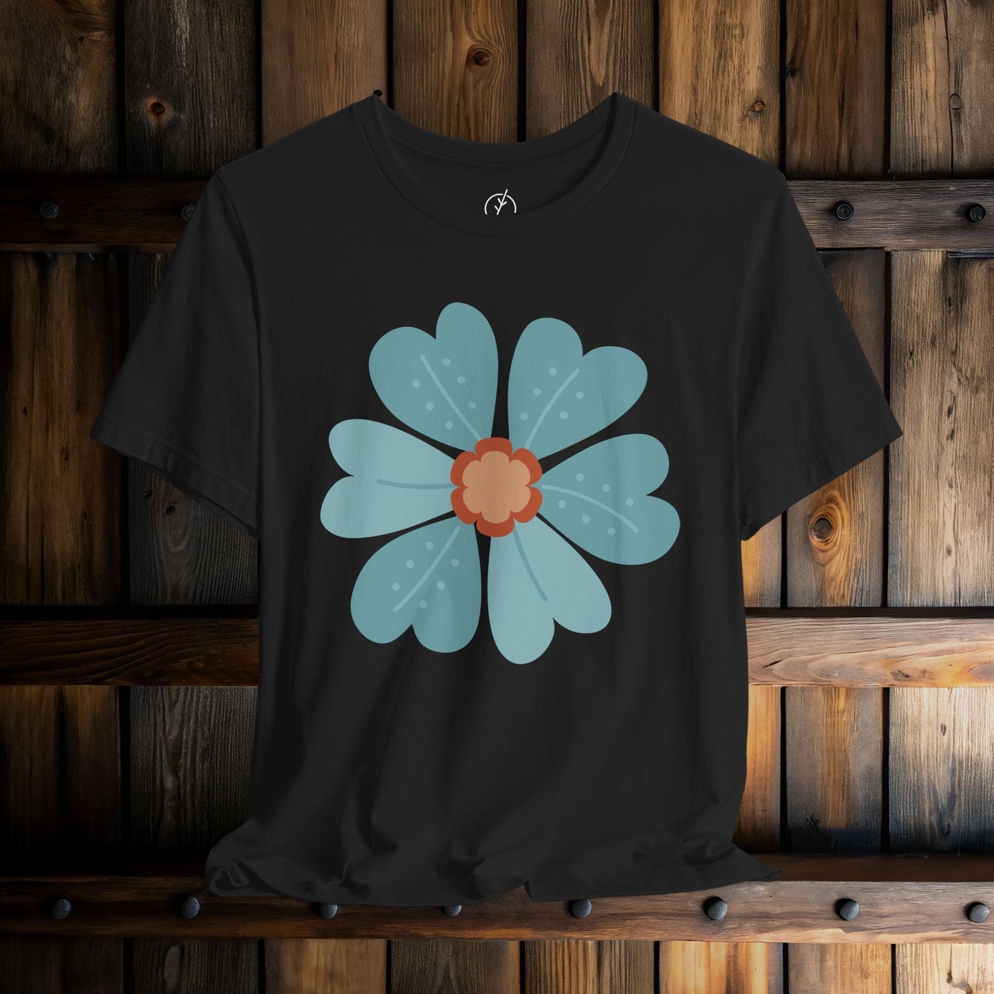 Teal Petal Medallion T-Shirt
