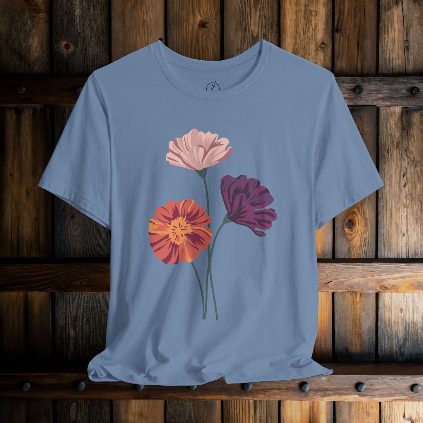 Vivid Trio Blooms T-Shirt