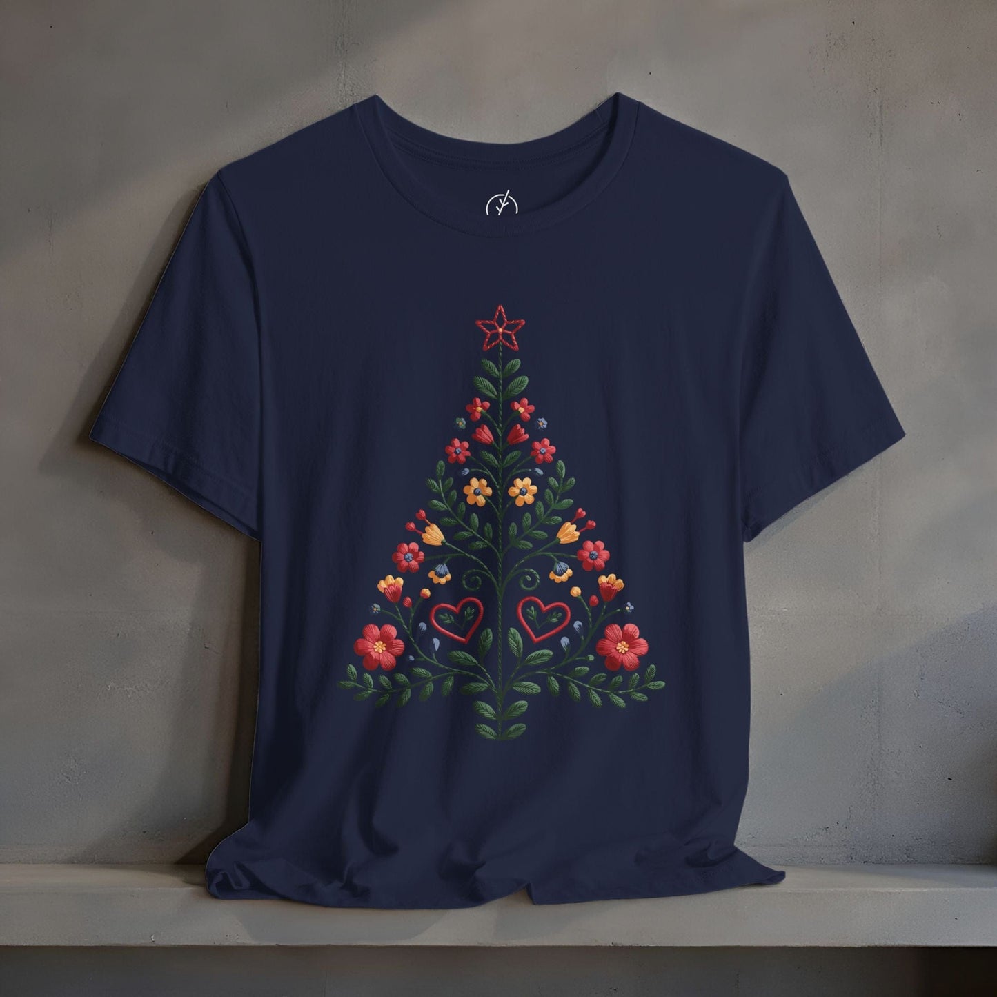Folk Hearts Tree T-Shirt