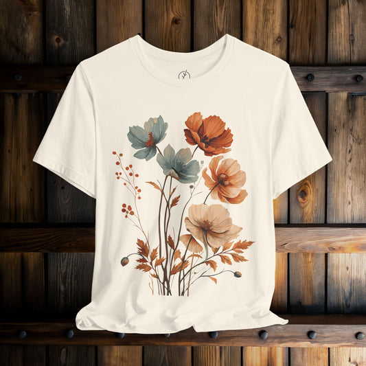 Terracotta Poppy Spray T-Shirt
