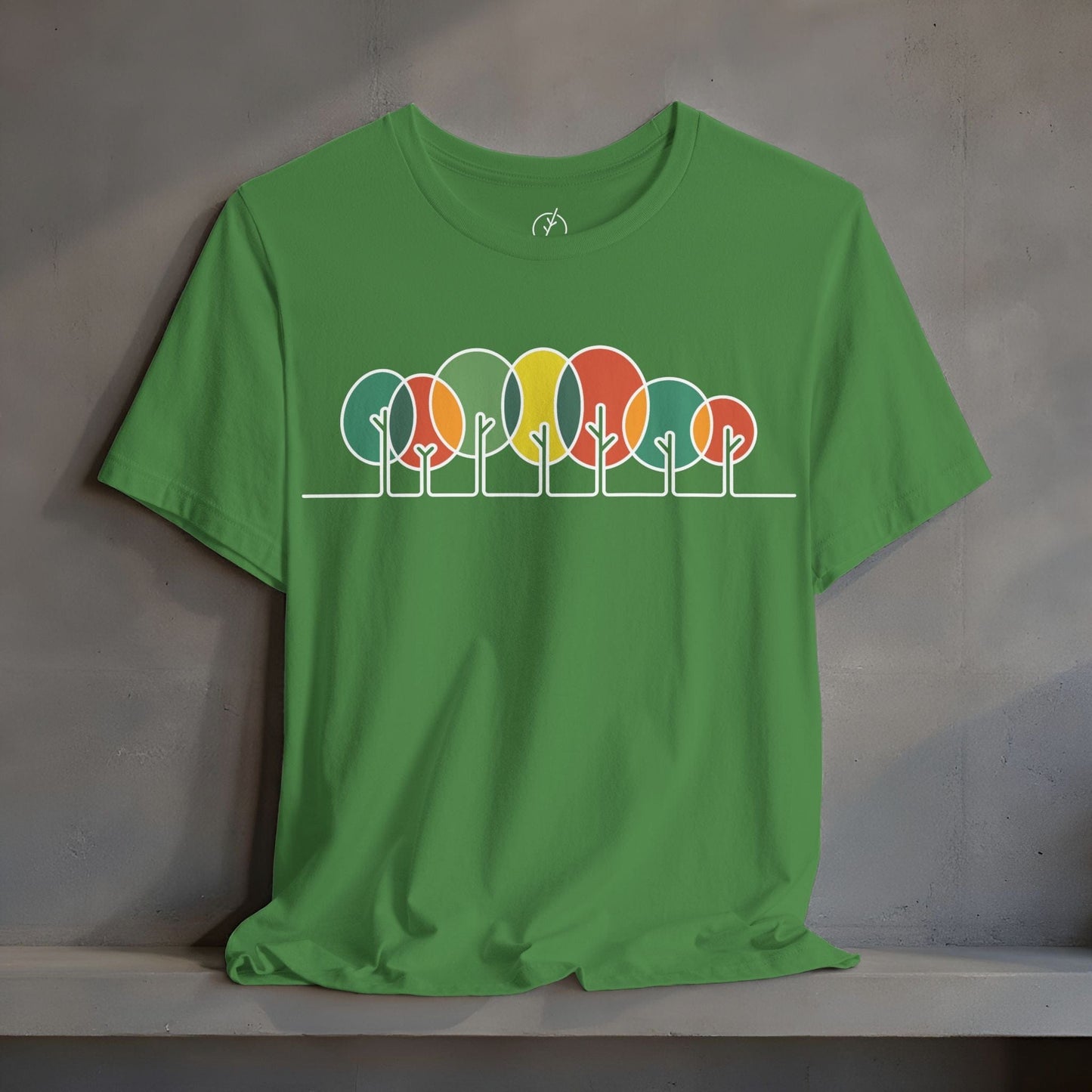 Retro Circle Trees T-Shirt