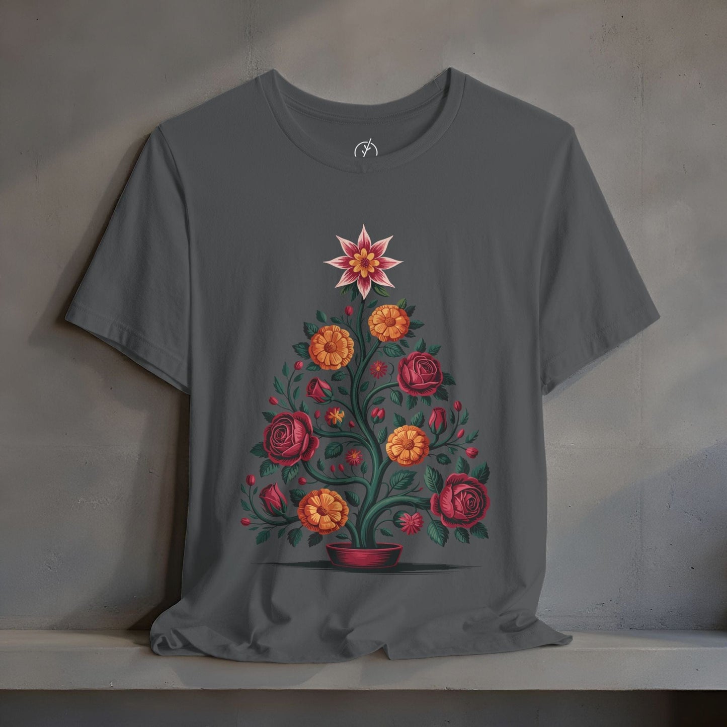 Marigold Rose Tree T-Shirt