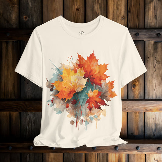 Autumn Maple Splash T-Shirt