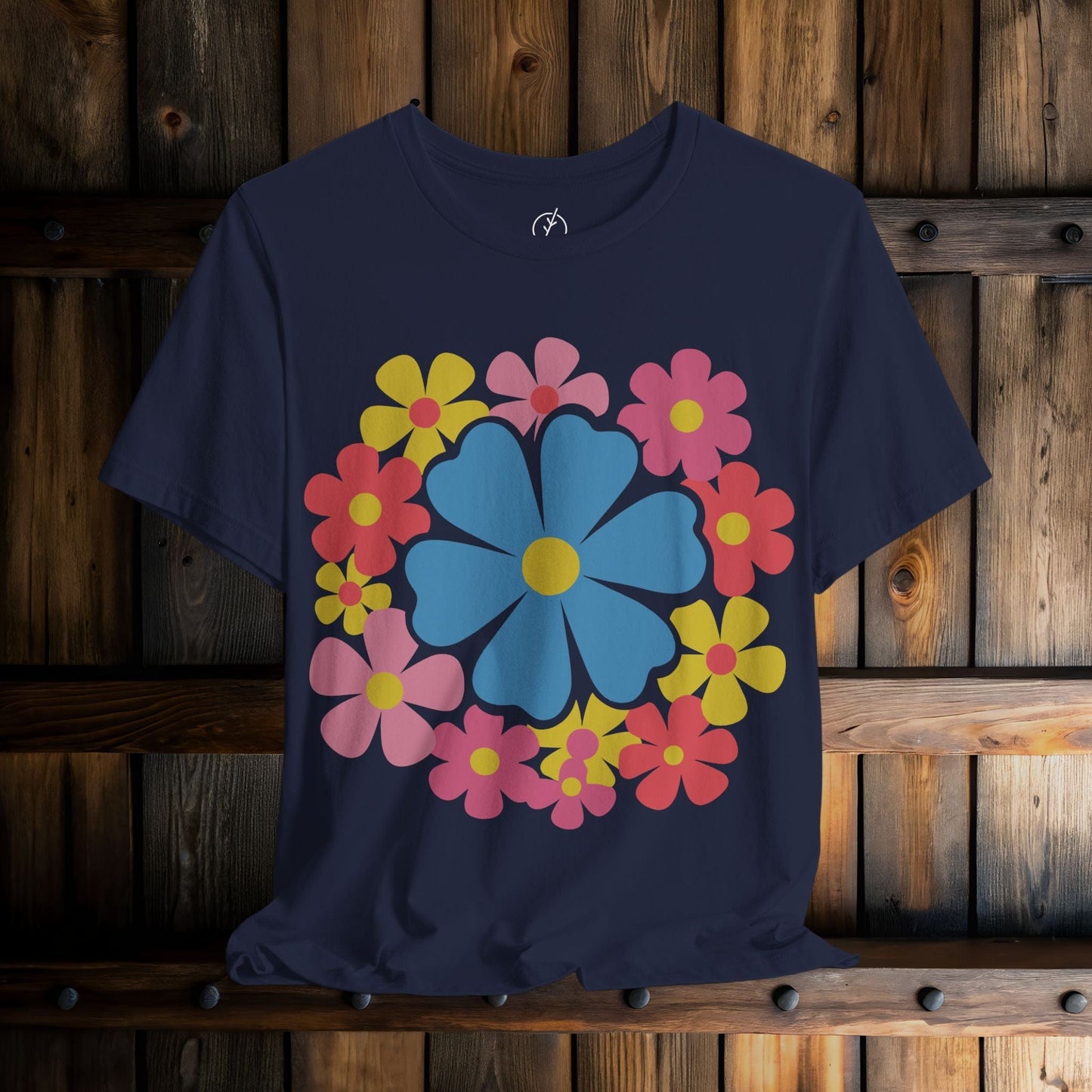 Flower Power Daisy Circle T-Shirt