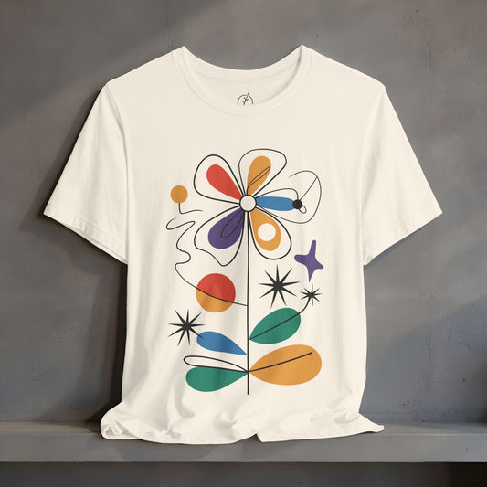 Retro Atomic Bloom T-Shirt