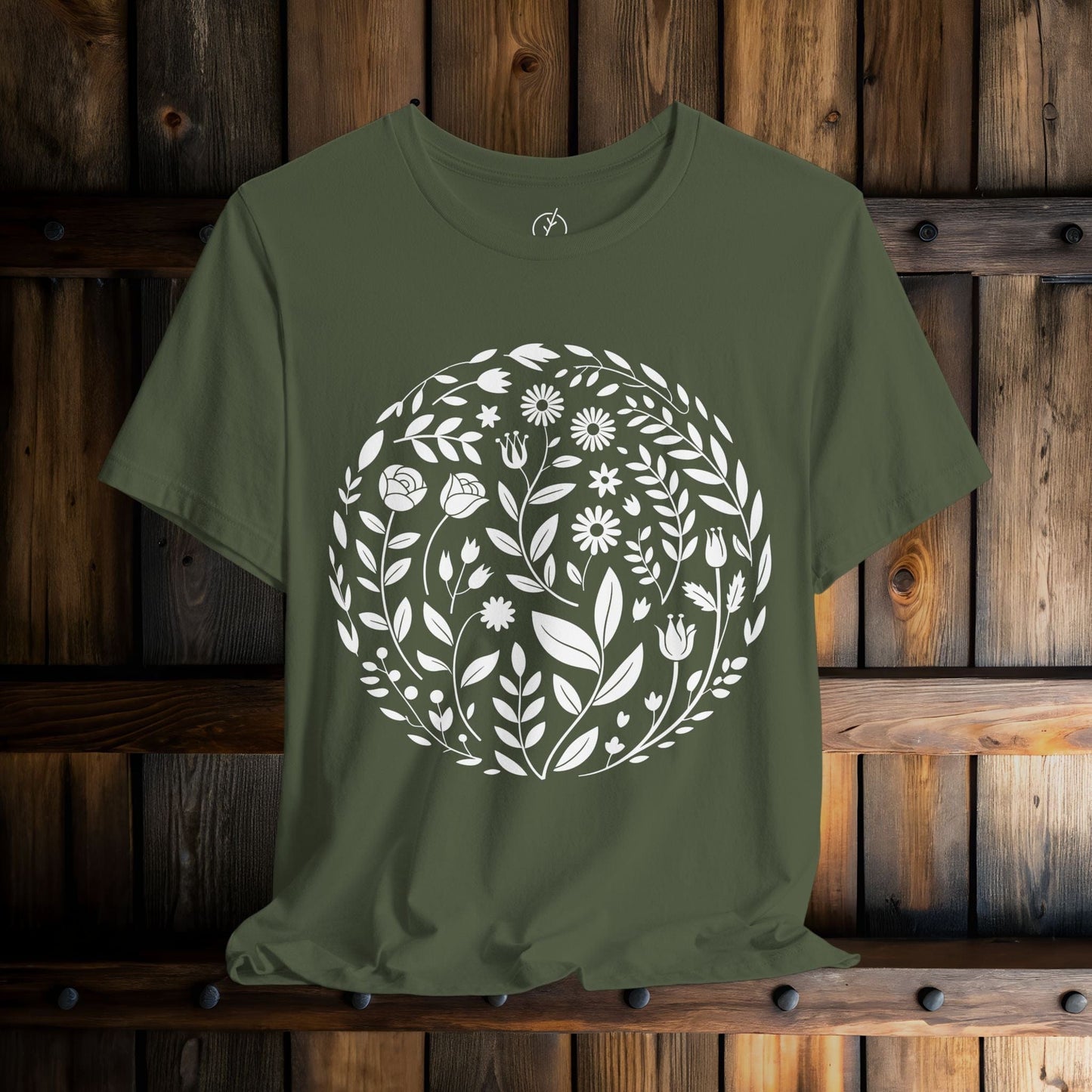 Inked Botanical Circle T-Shirt