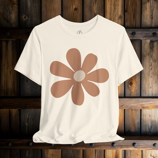Retro Terracotta Daisy T-Shirt