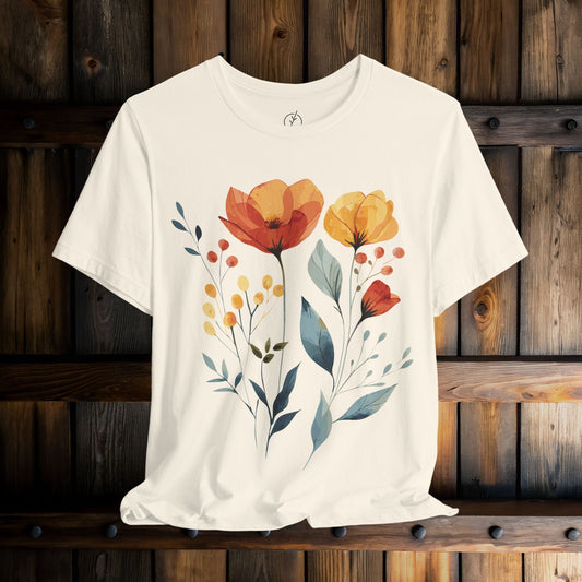 Saffron Bloom Sprigs T-Shirt