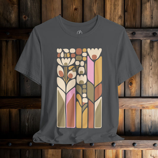 Pastel Mod Garden T-Shirt
