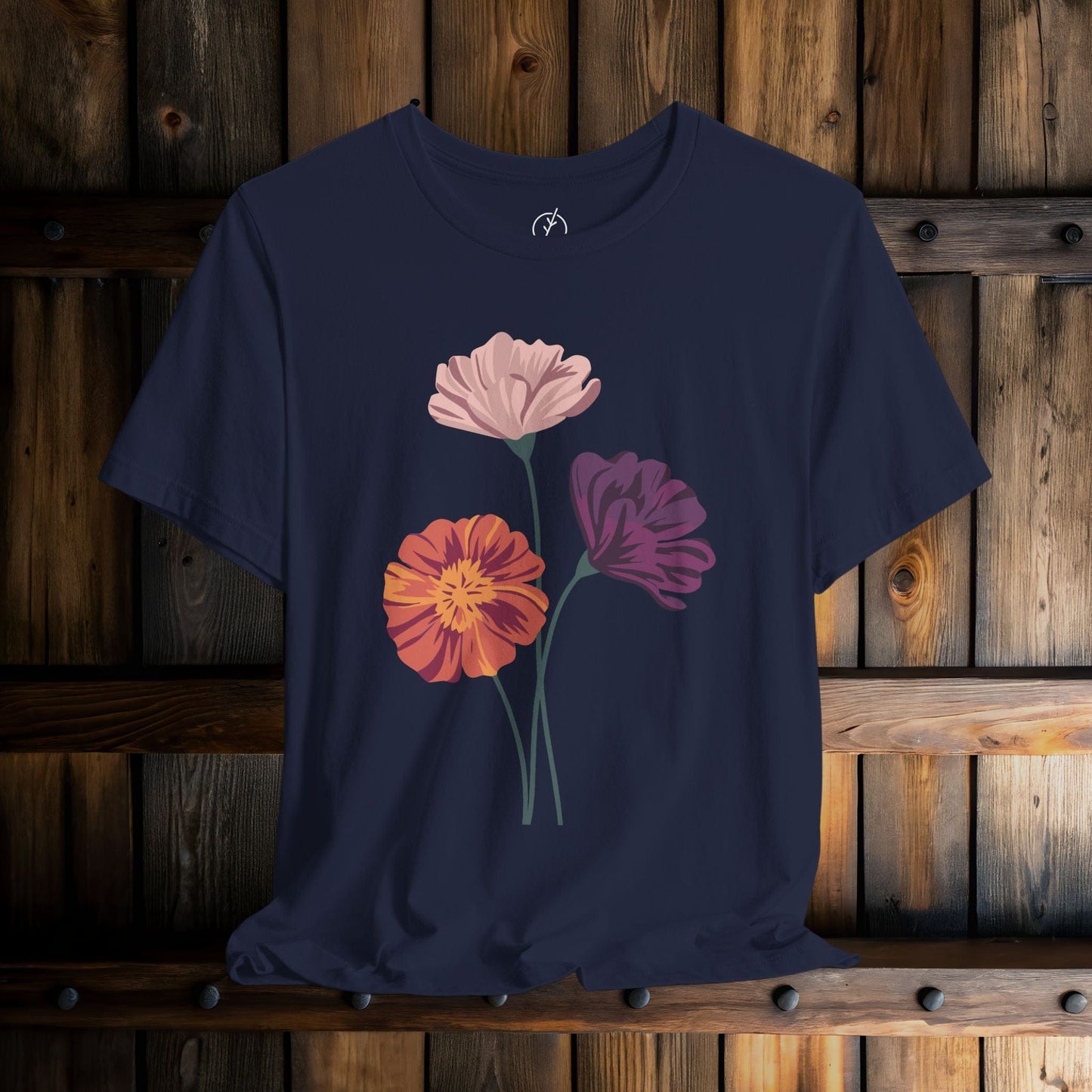 Vivid Trio Blooms T-Shirt