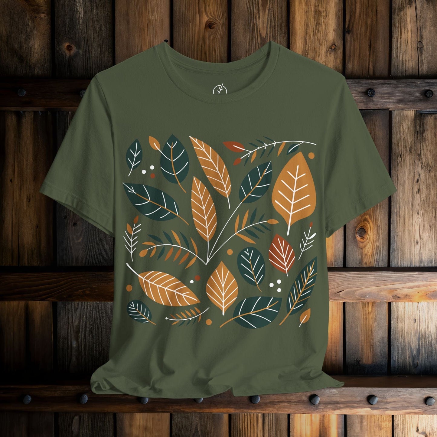 Autumn Leaf Pattern T-Shirt