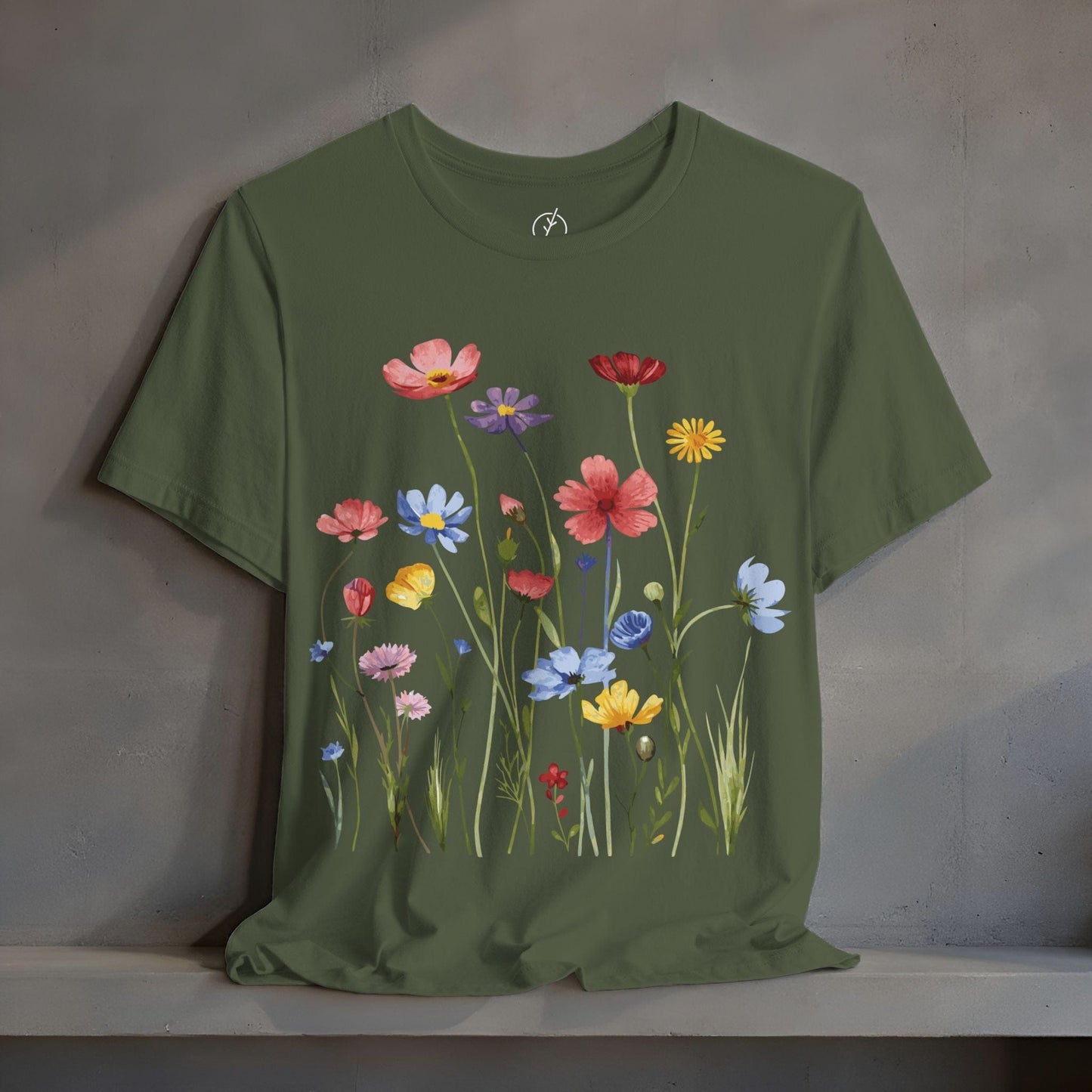 Rainbow Meadow Blooms T-Shirt