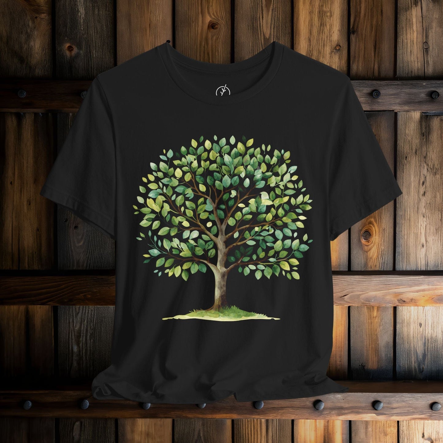 Verdant Watercolor Tree T-Shirt