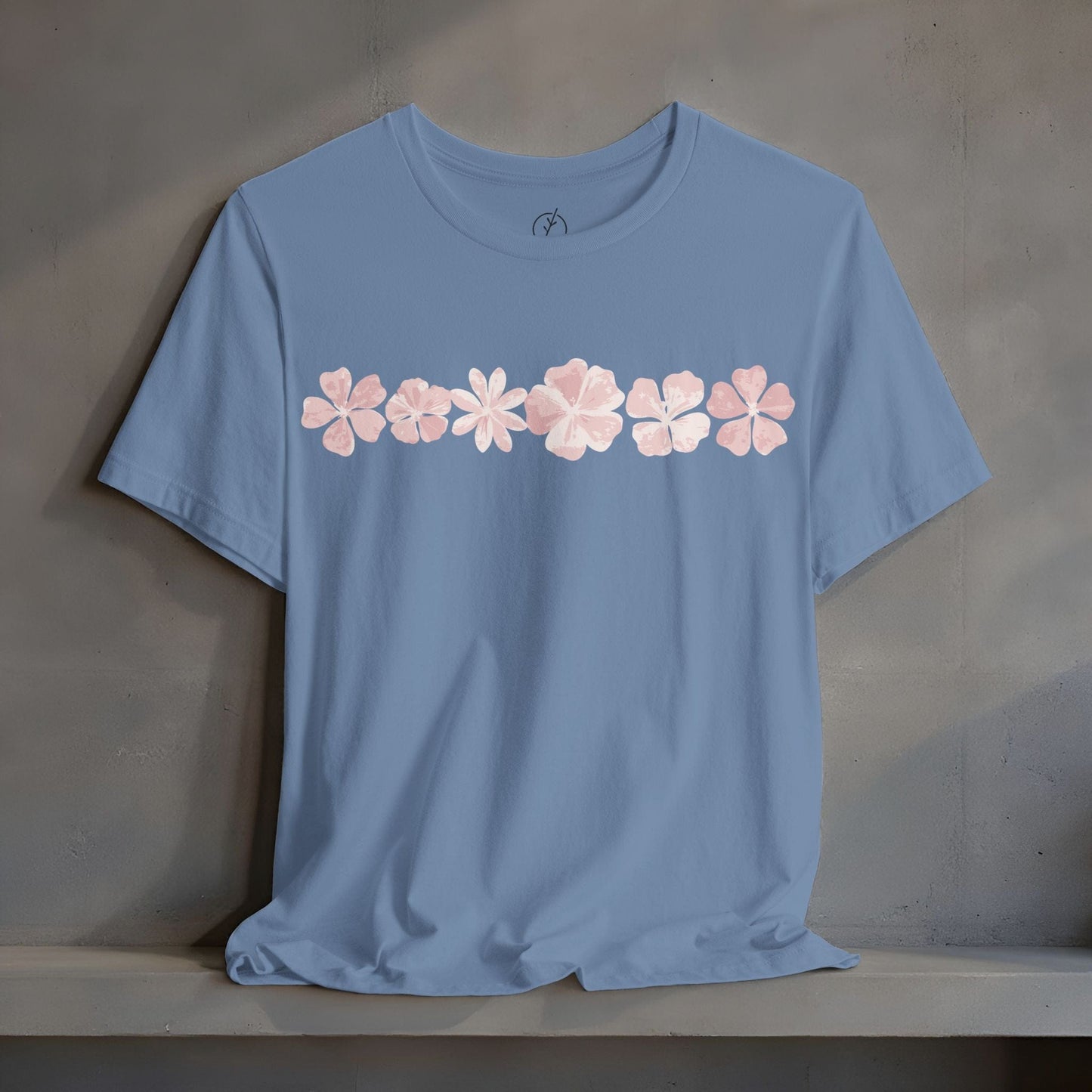 Blush Blossom Border T-Shirt