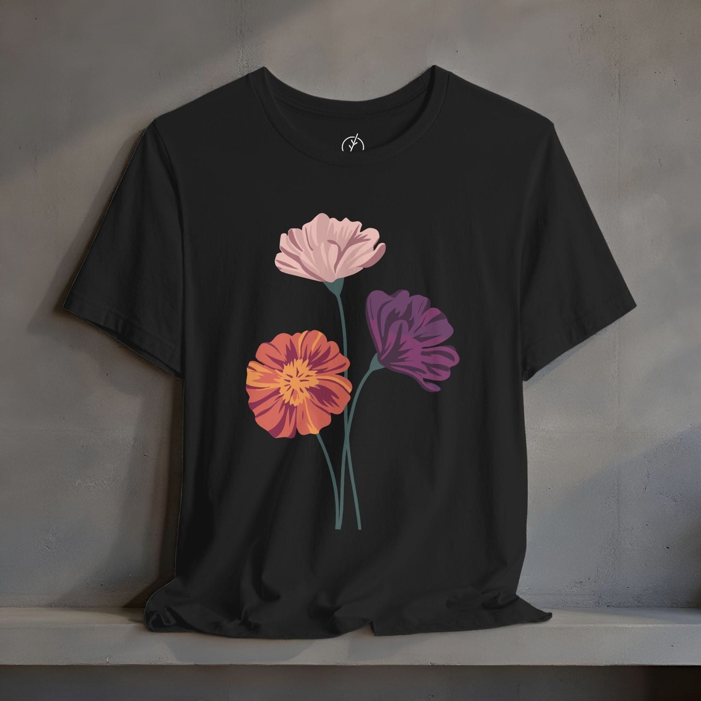 Vivid Trio Blooms T-Shirt