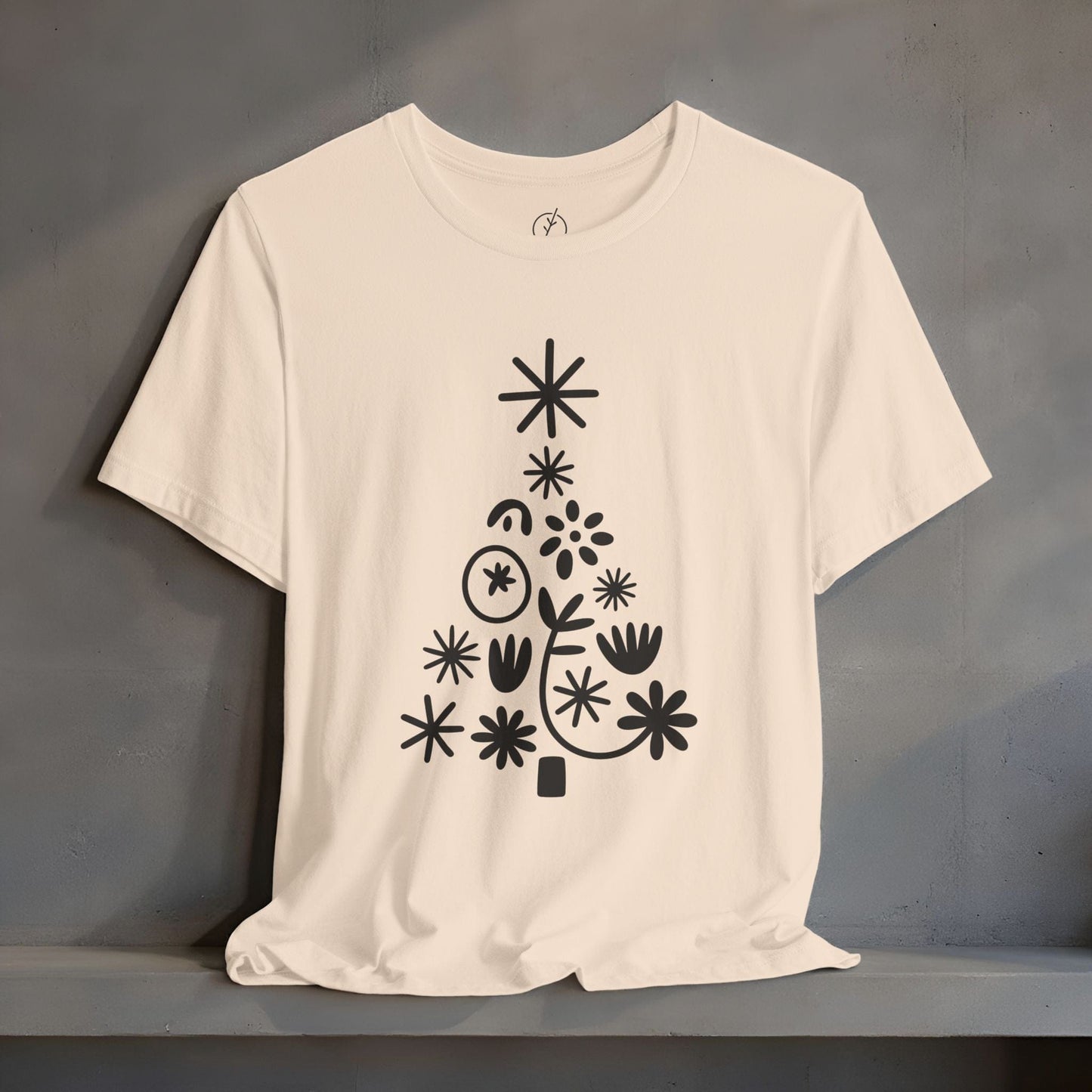 Playful Linework Tree T-Shirt