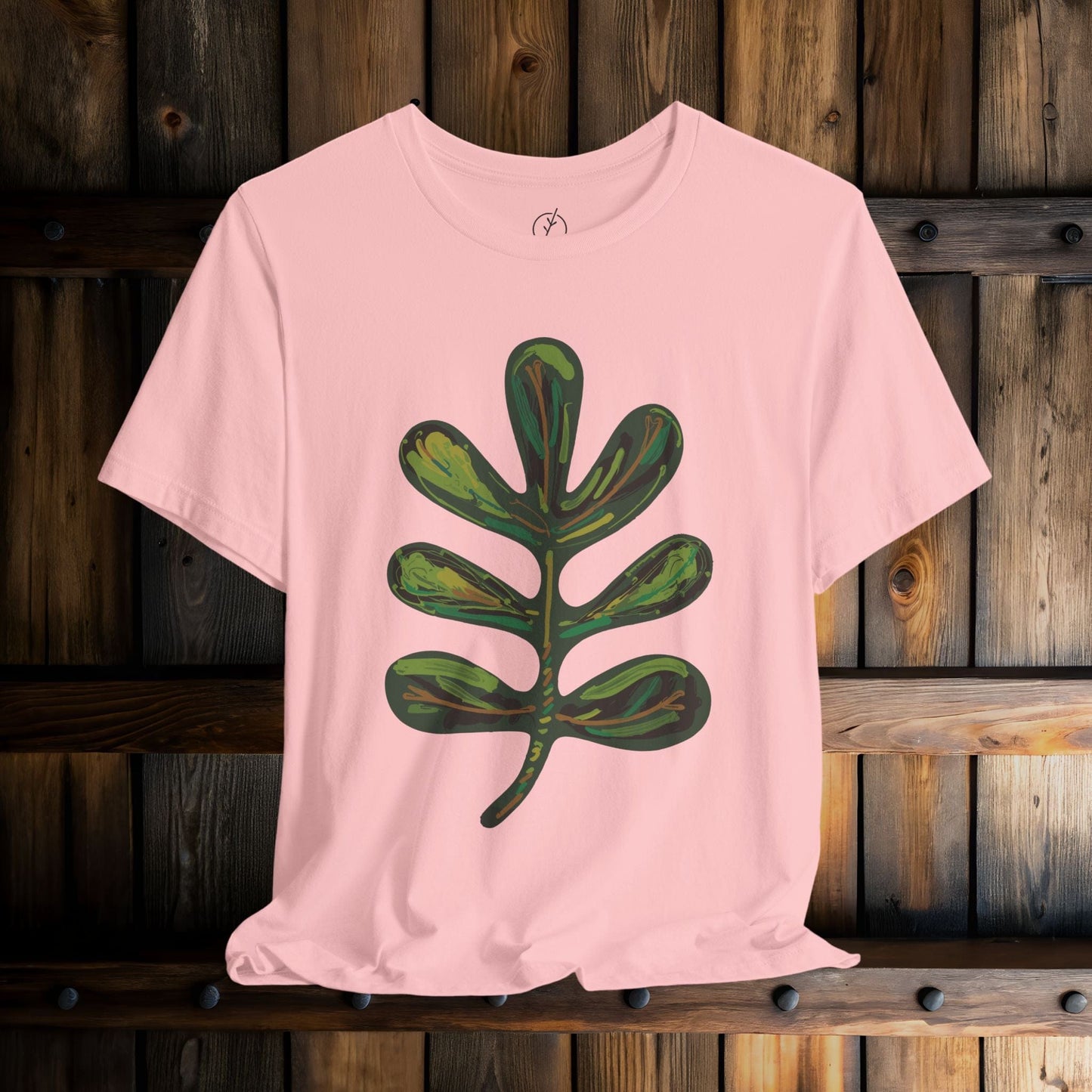 Verdant Totem Leaf T-Shirt