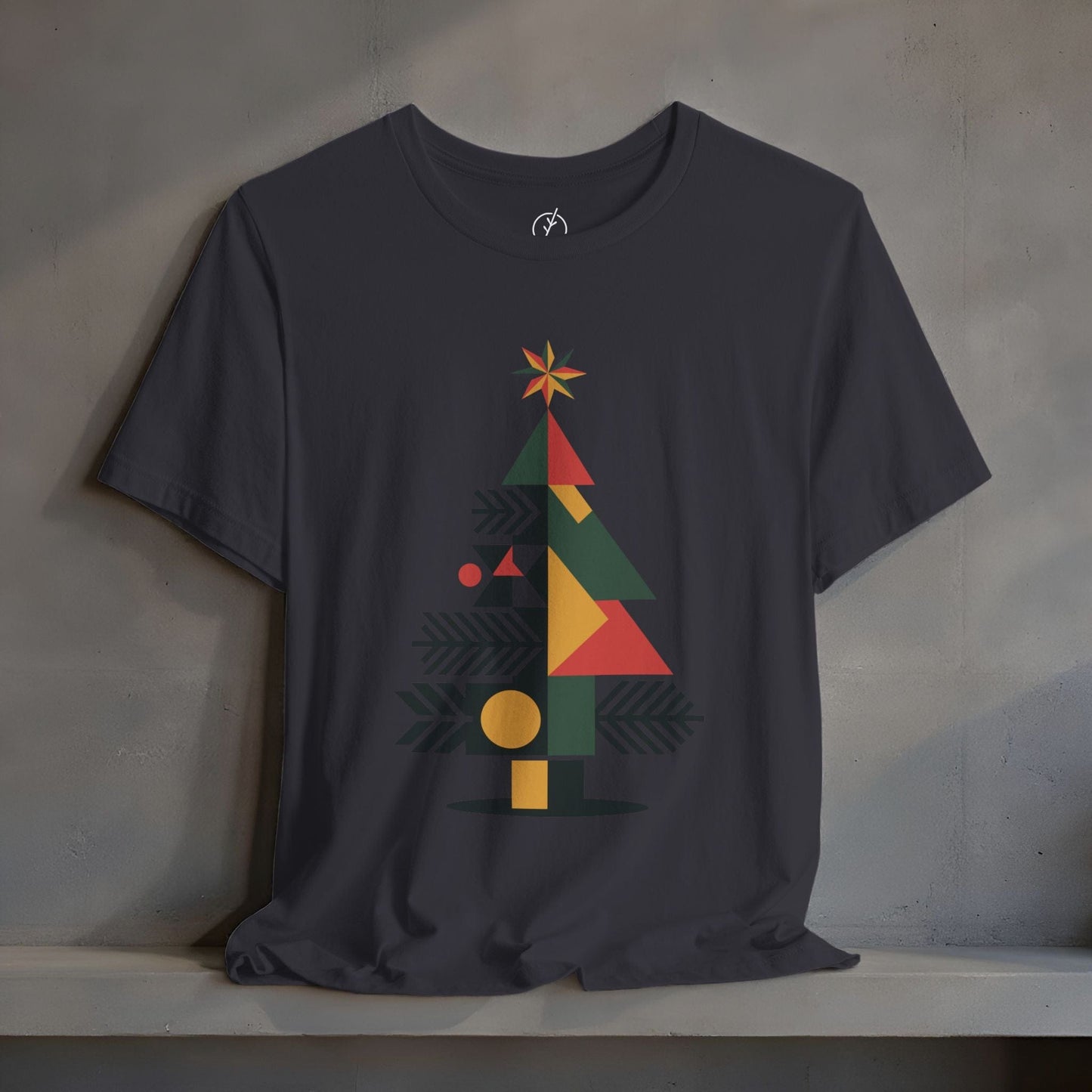 Cubist Geometry Tree T-Shirt