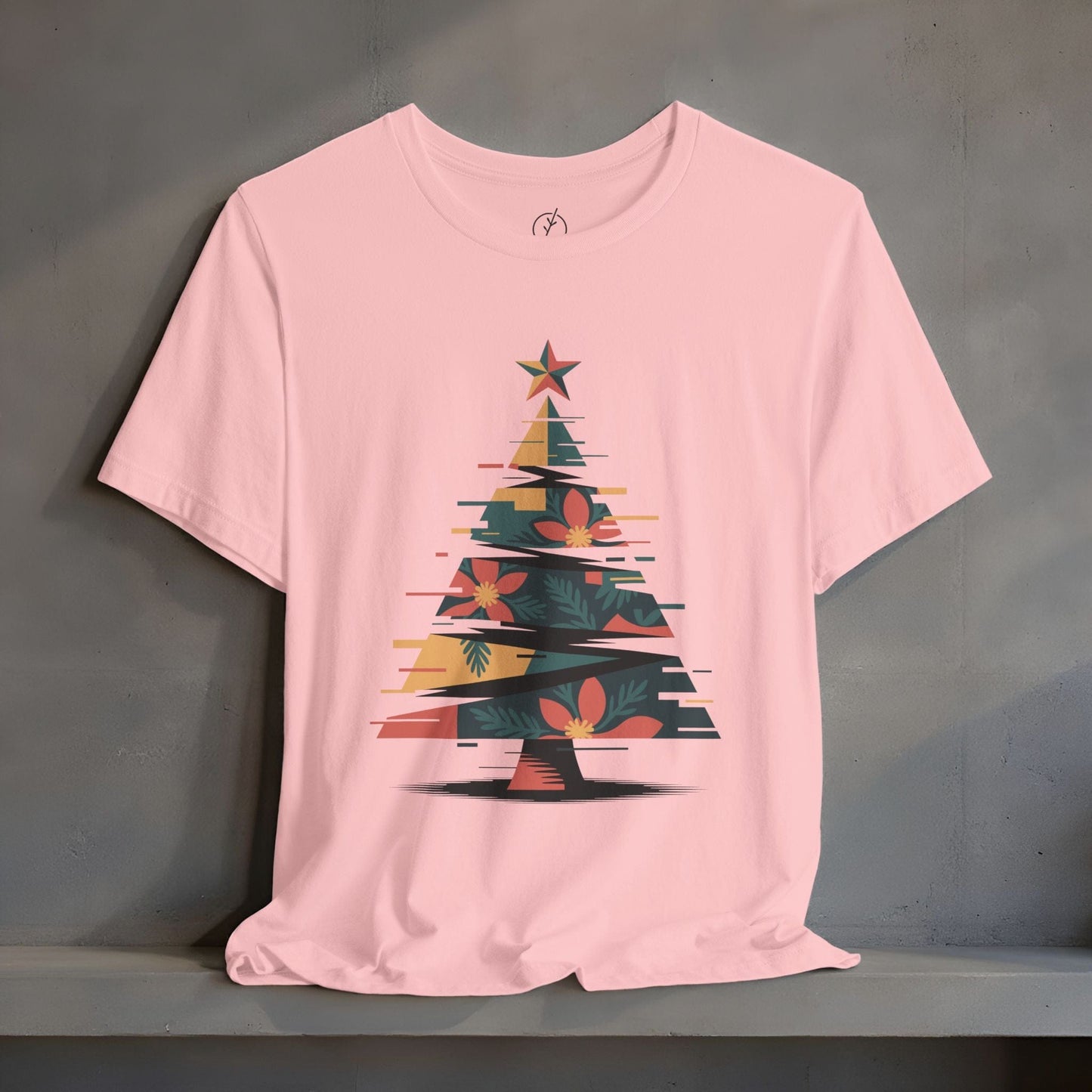 Digital Glitch Tree T-Shirt
