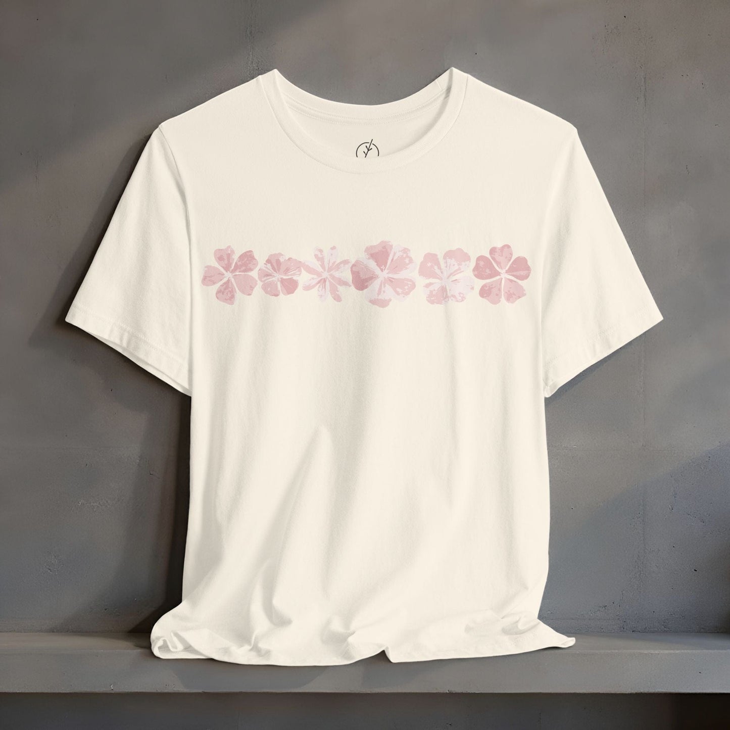 Blush Blossom Border T-Shirt