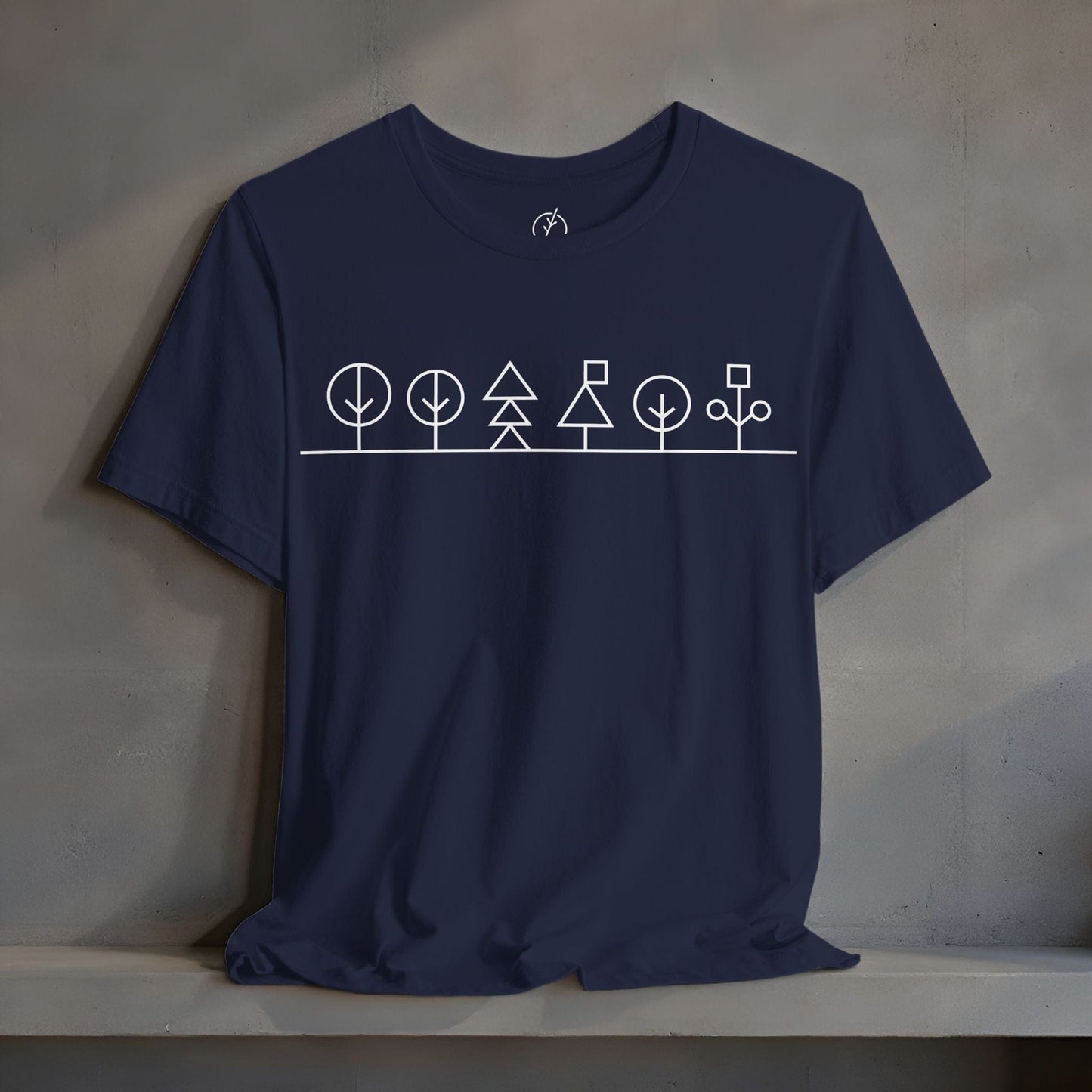 Geometric Forest Line T-Shirt