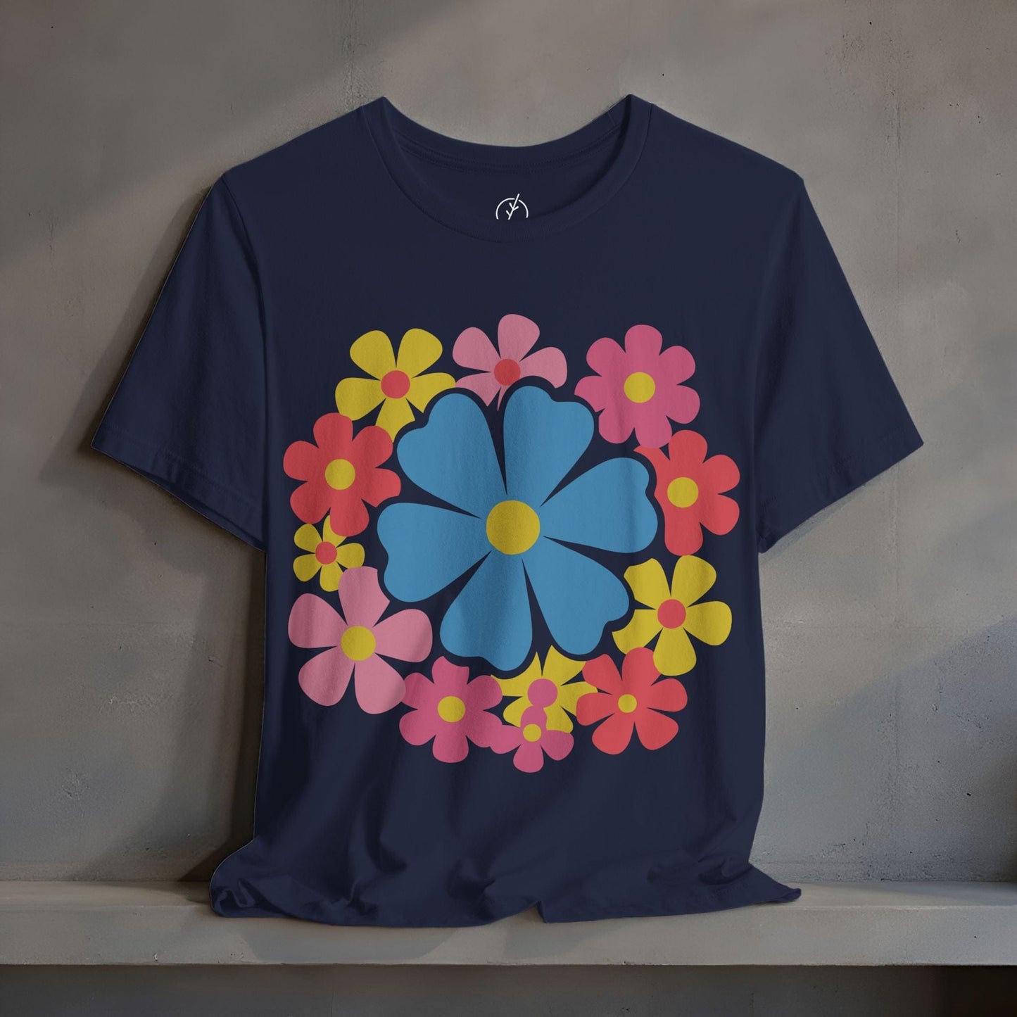 Flower Power Daisy Circle T-Shirt