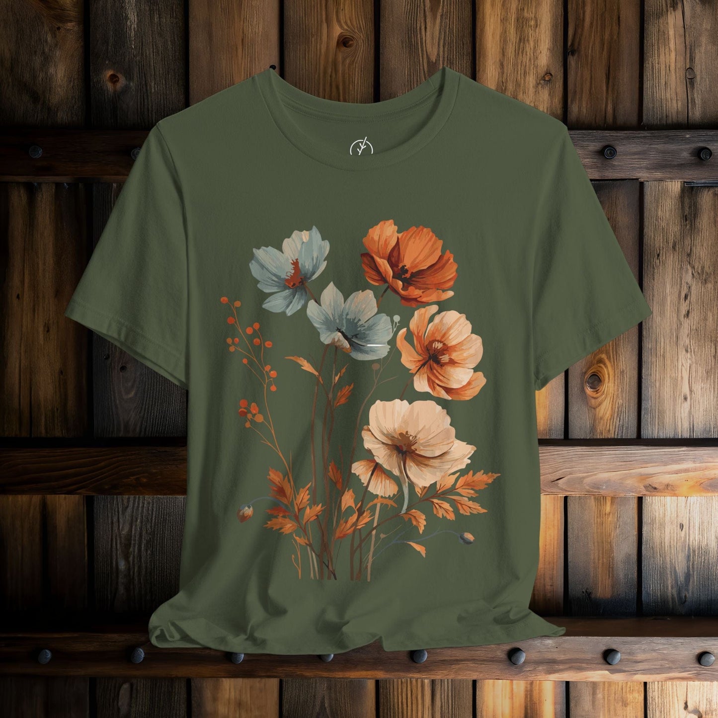 Terracotta Poppy Spray T-Shirt