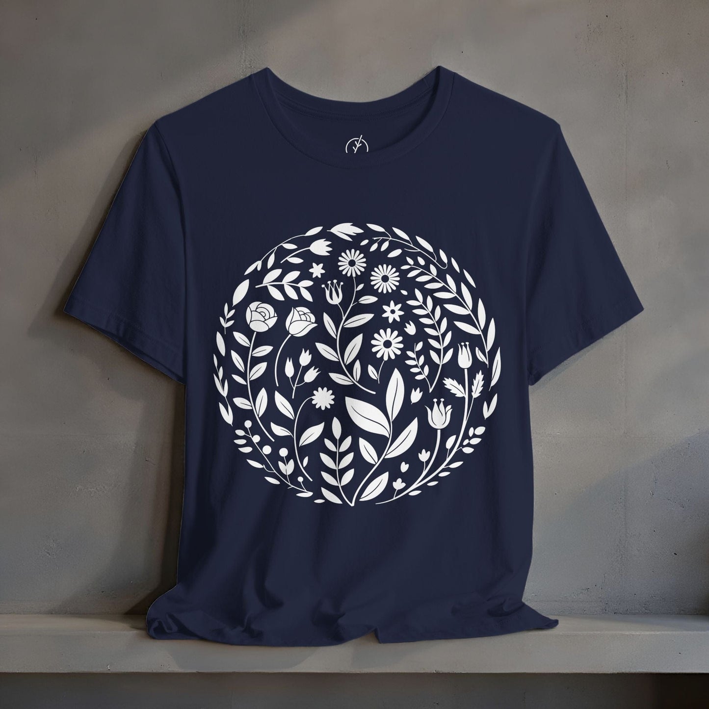 Inked Botanical Circle T-Shirt