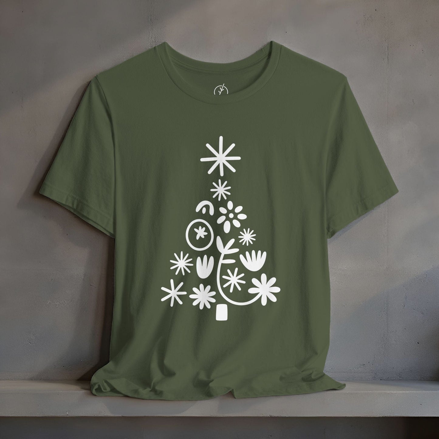 Playful Linework Tree T-Shirt