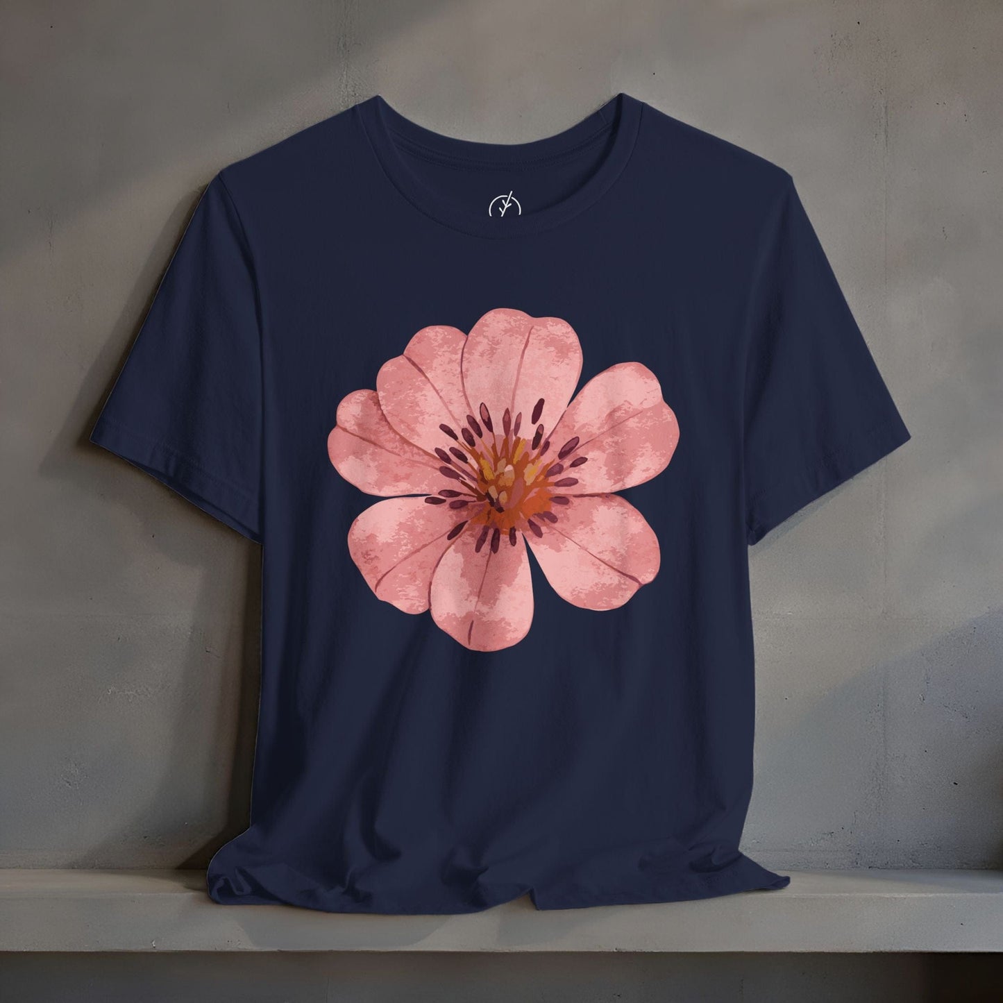 Blush Zinnia Bloom T-Shirt