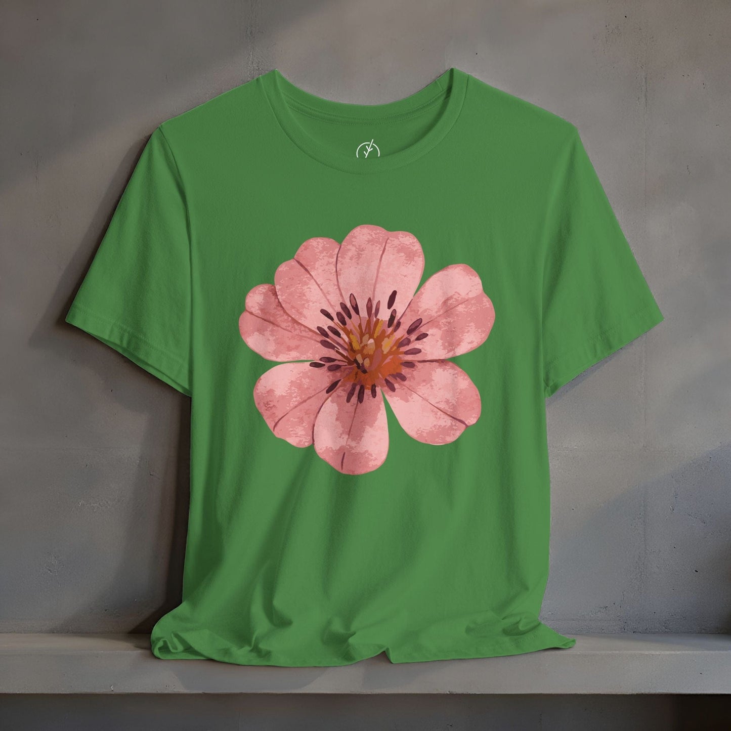 Blush Zinnia Bloom T-Shirt