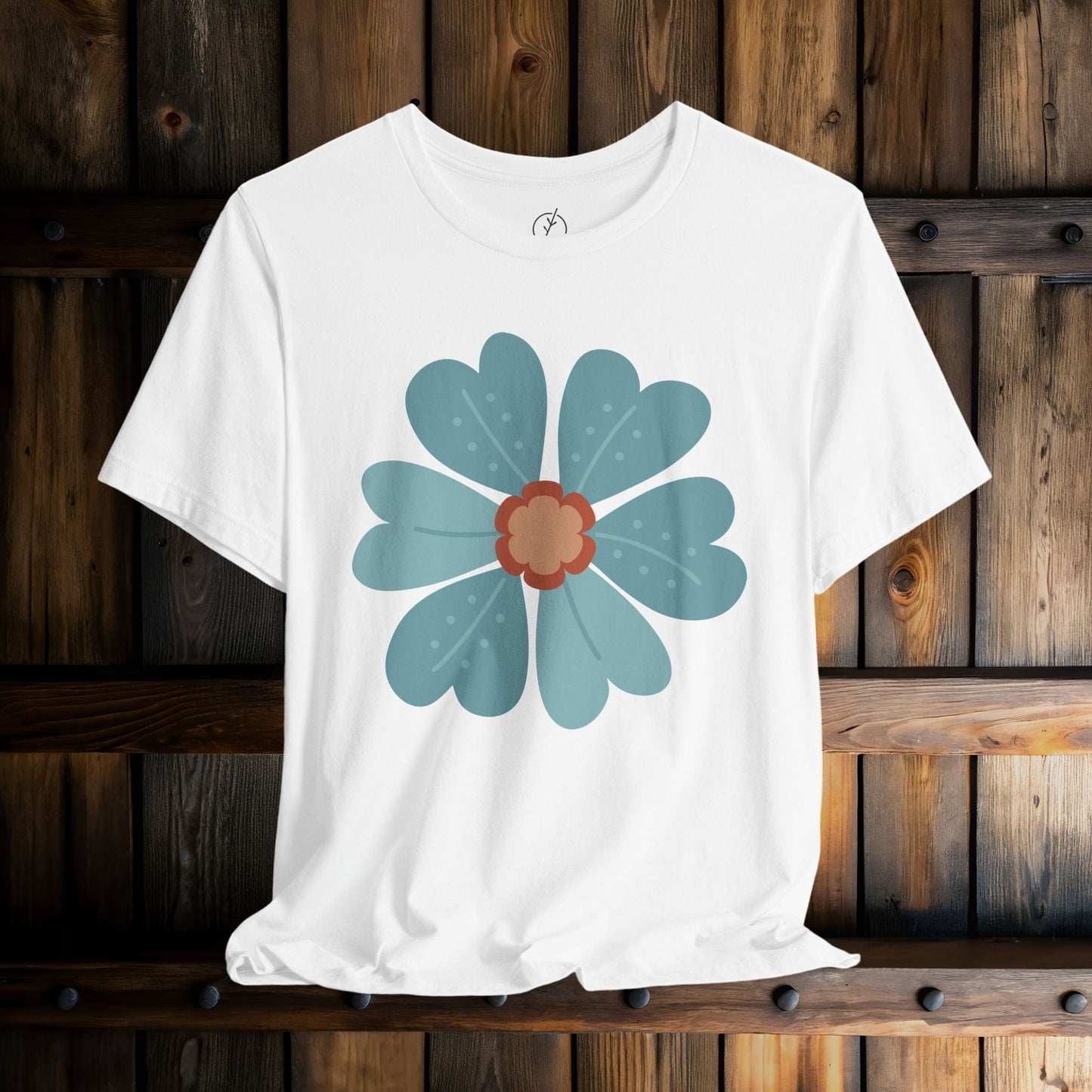 Teal Petal Medallion T-Shirt