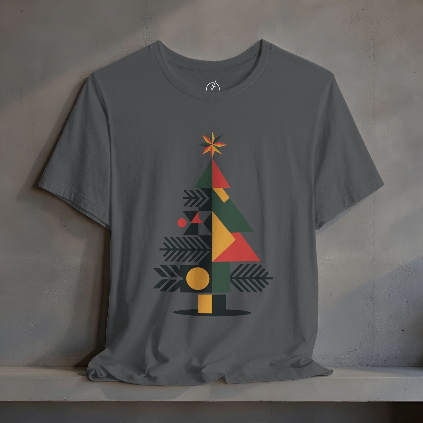 Cubist Geometry Tree T-Shirt