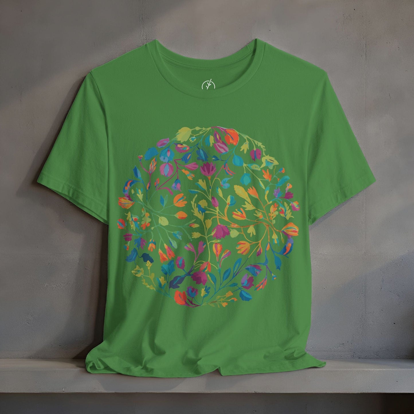 Prismatic Botanical Circle T-Shirt
