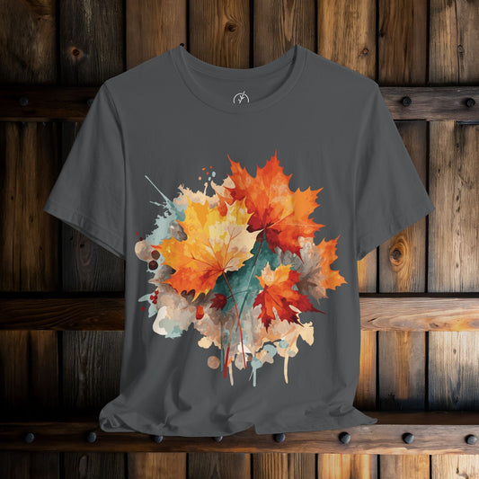 Autumn Maple Splash T-Shirt