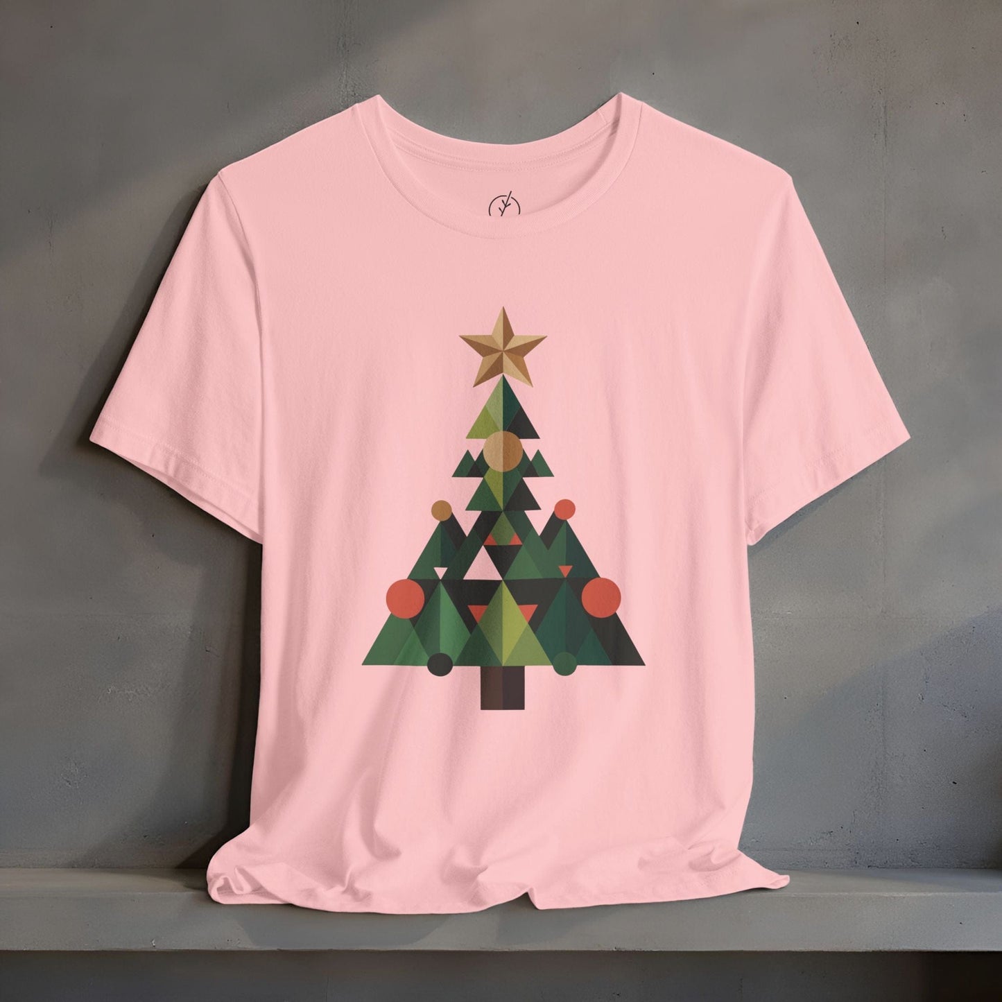 Geometric Star Tree T-Shirt
