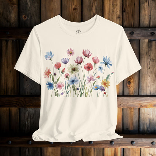 Spring Breeze Wildflowers T-Shirt