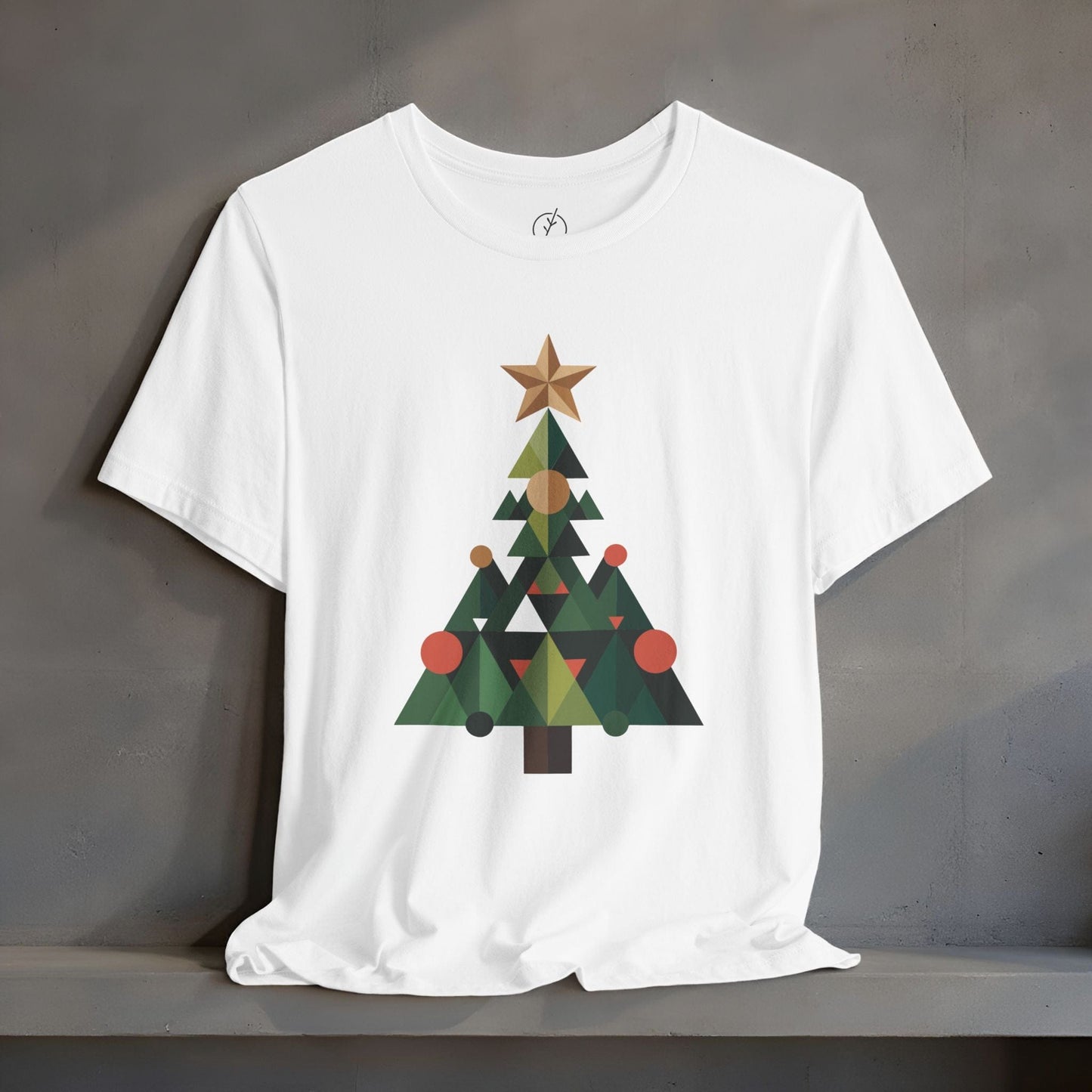 Geometric Star Tree T-Shirt