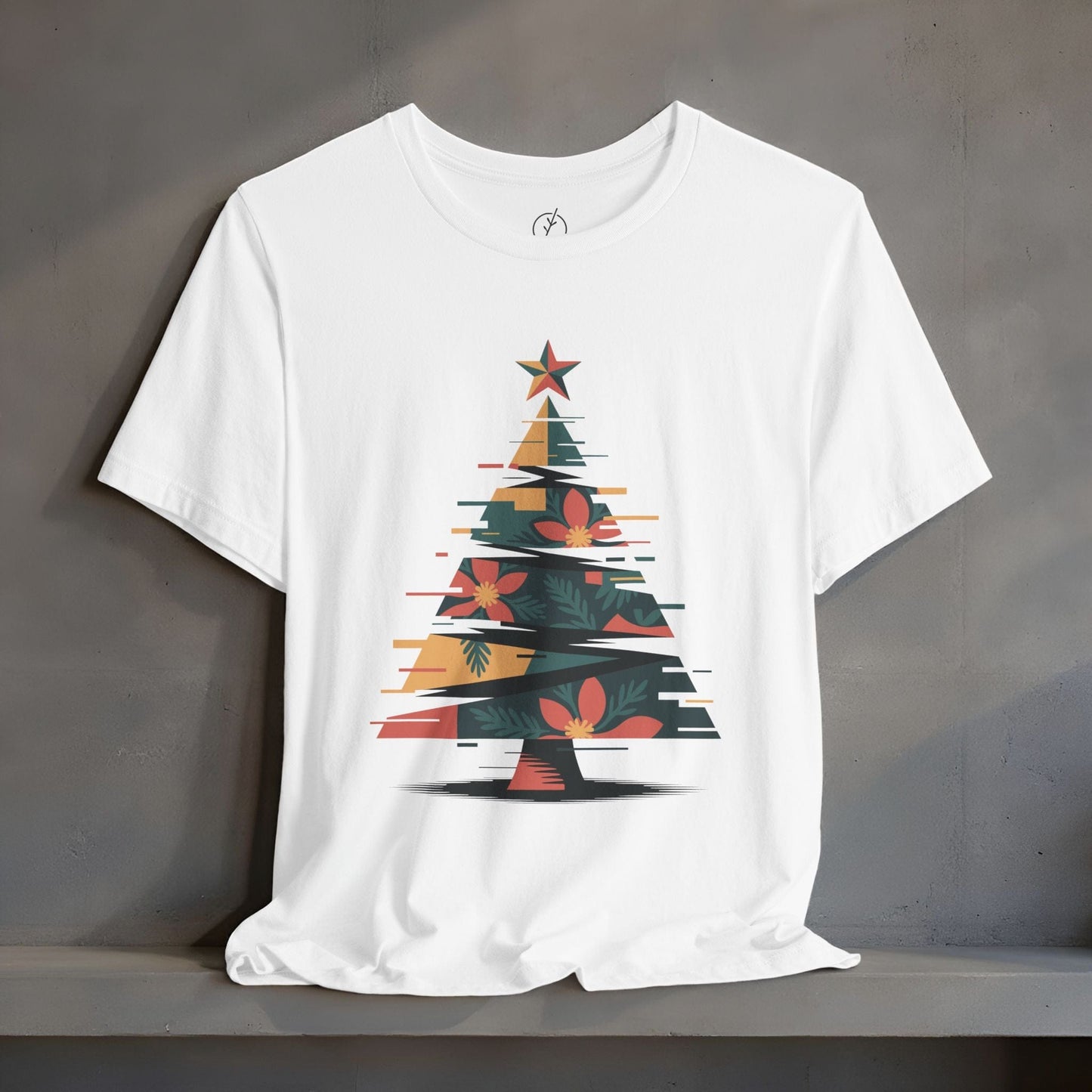 Digital Glitch Tree T-Shirt