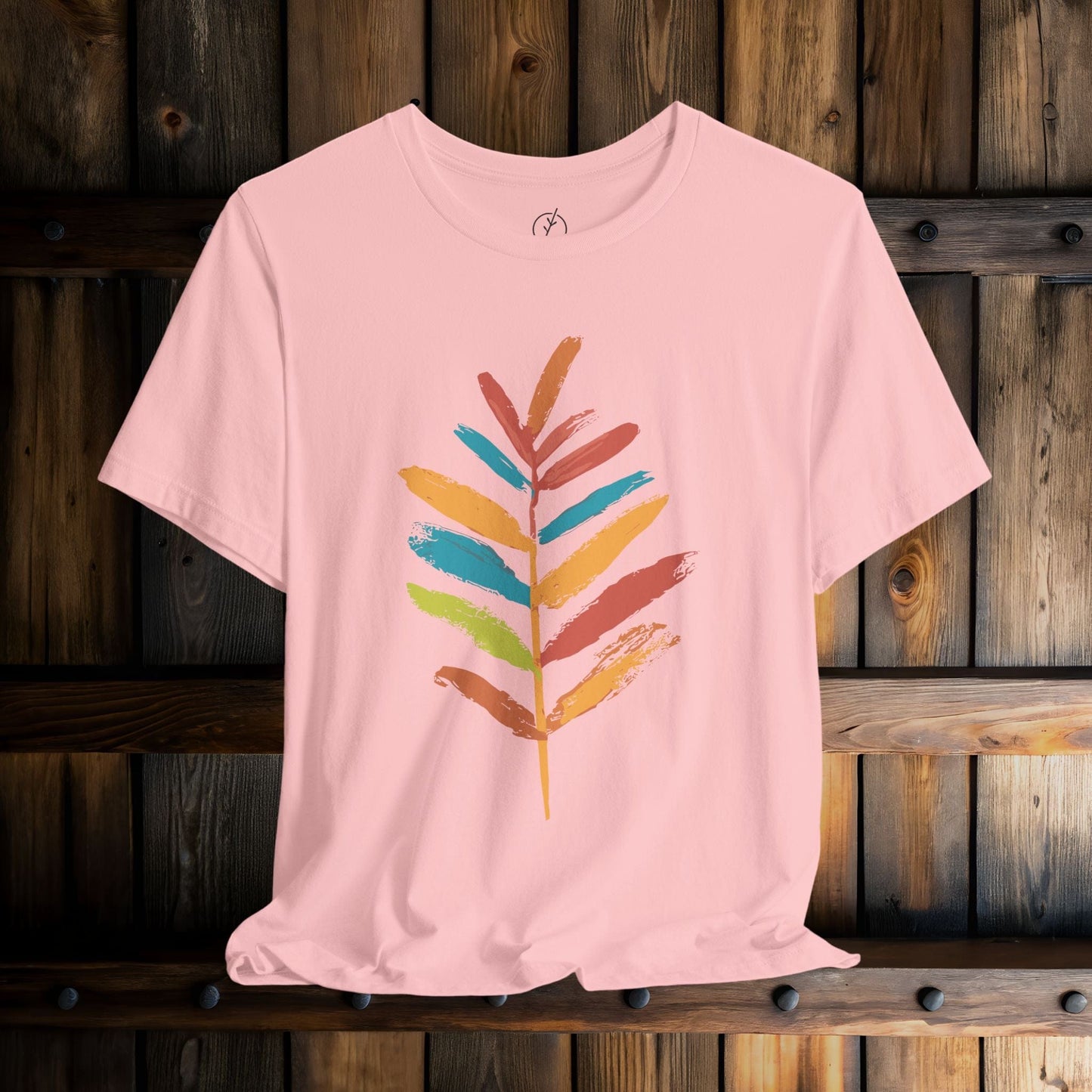Rainbow Brush Leaf T-Shirt