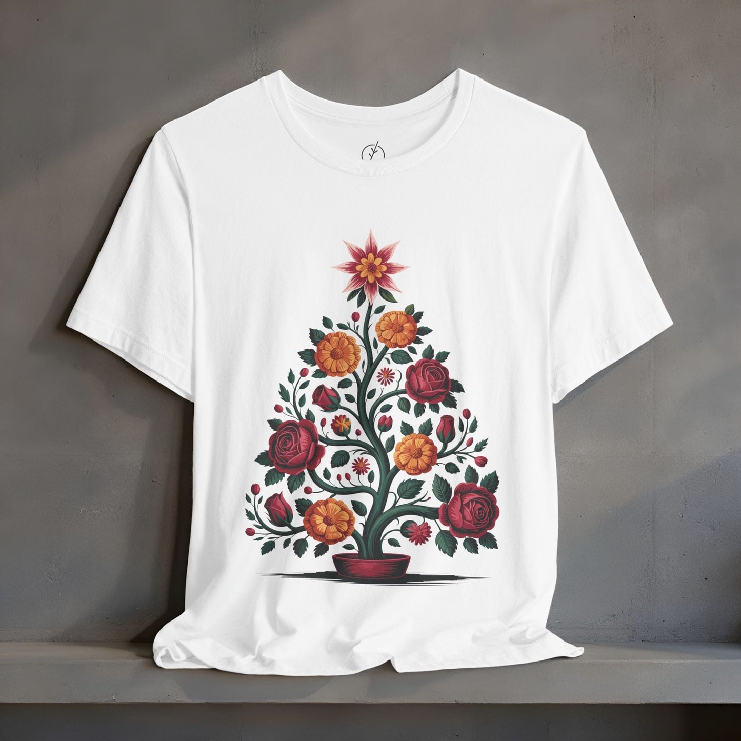 Marigold Rose Tree T-Shirt