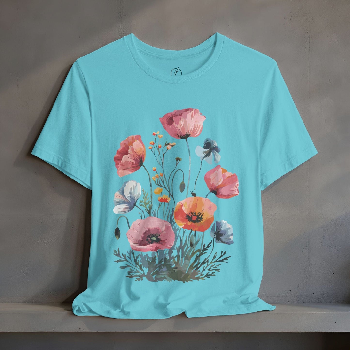 Pastel Poppy Bouquet T-Shirt