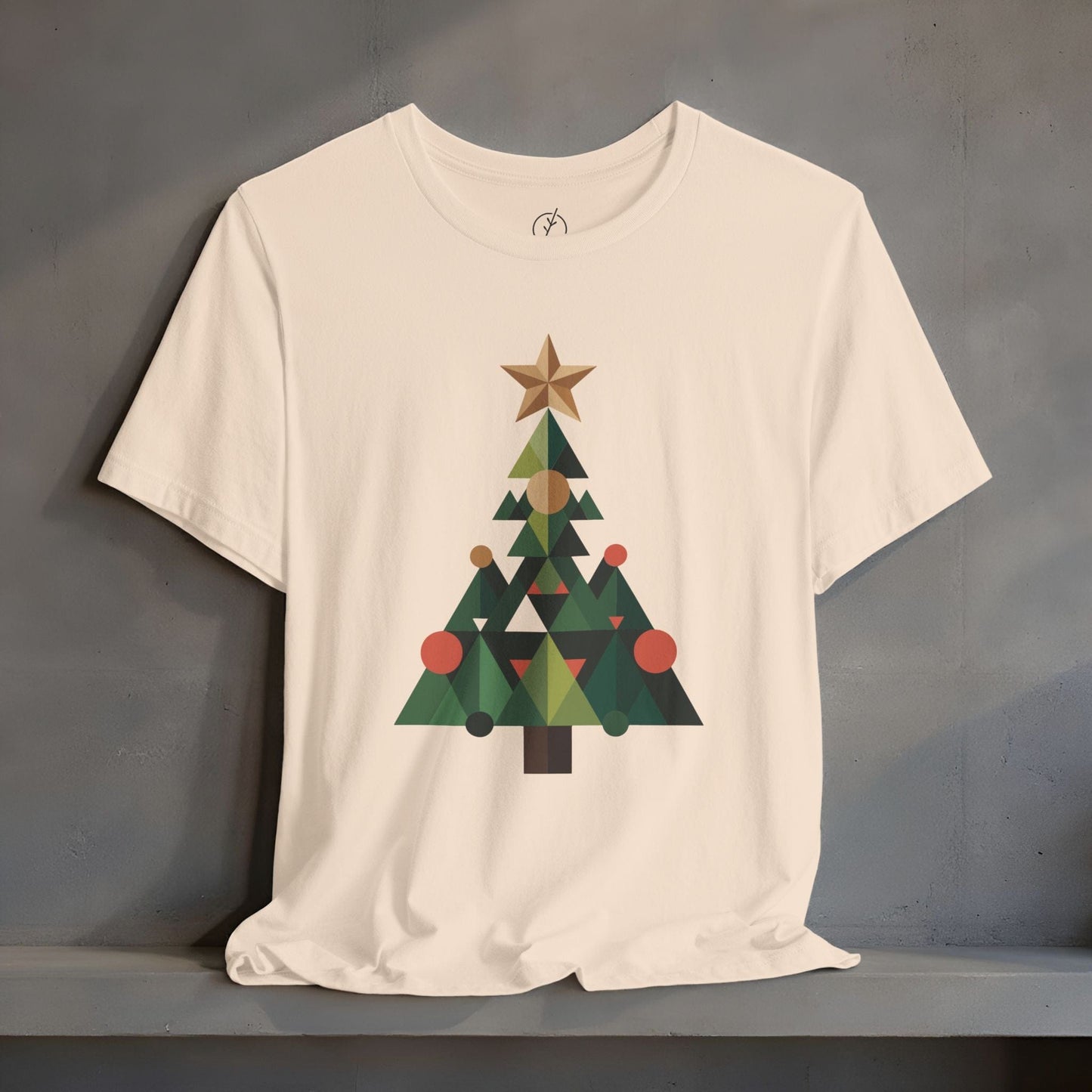 Geometric Star Tree T-Shirt