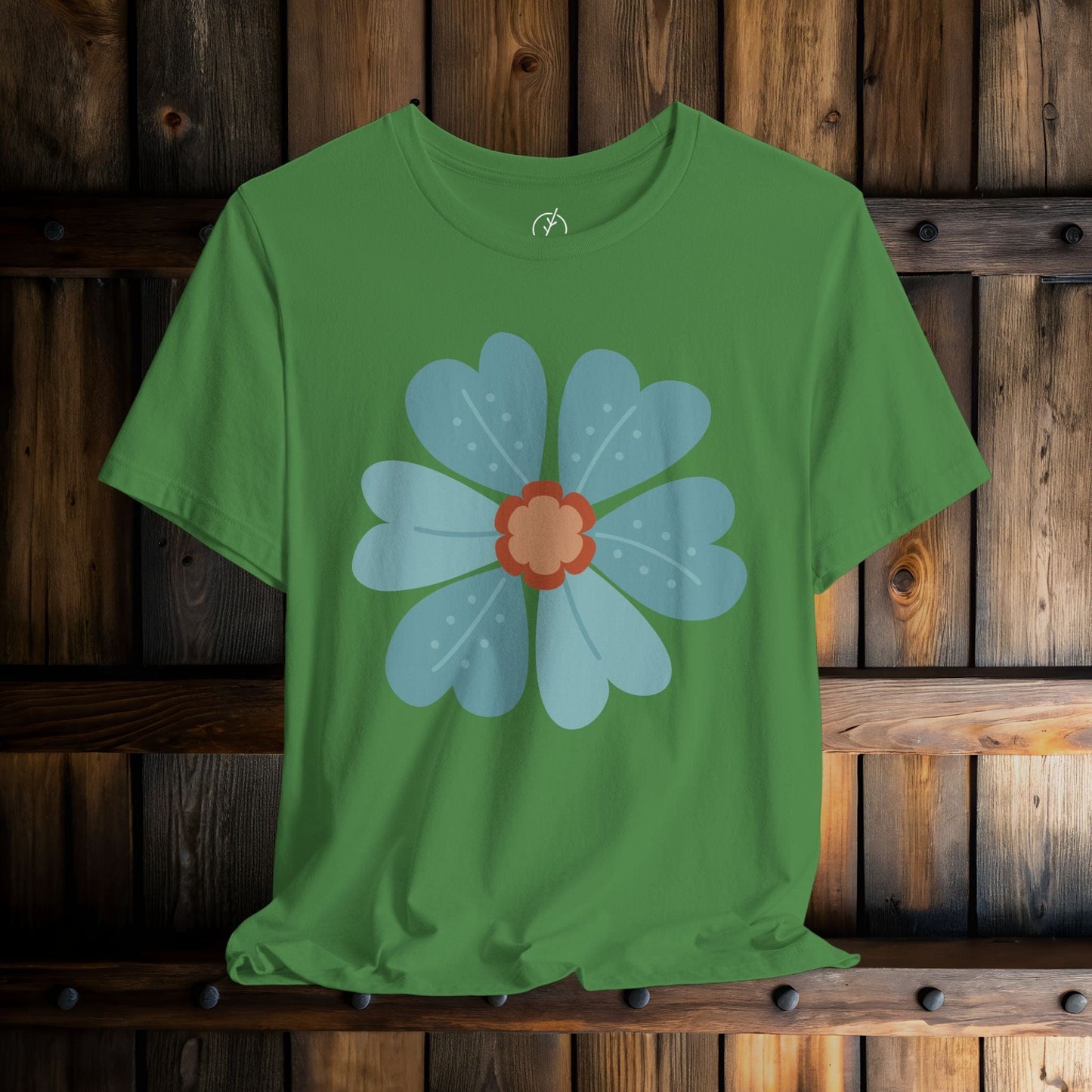 Teal Petal Medallion T-Shirt